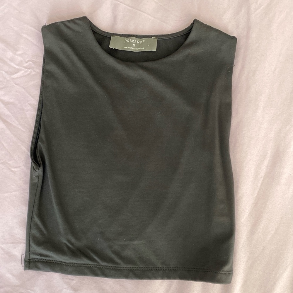 Primark Charcoal Sleeveless Tank Top
